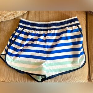 Hunter for target blue striped athletic shorts